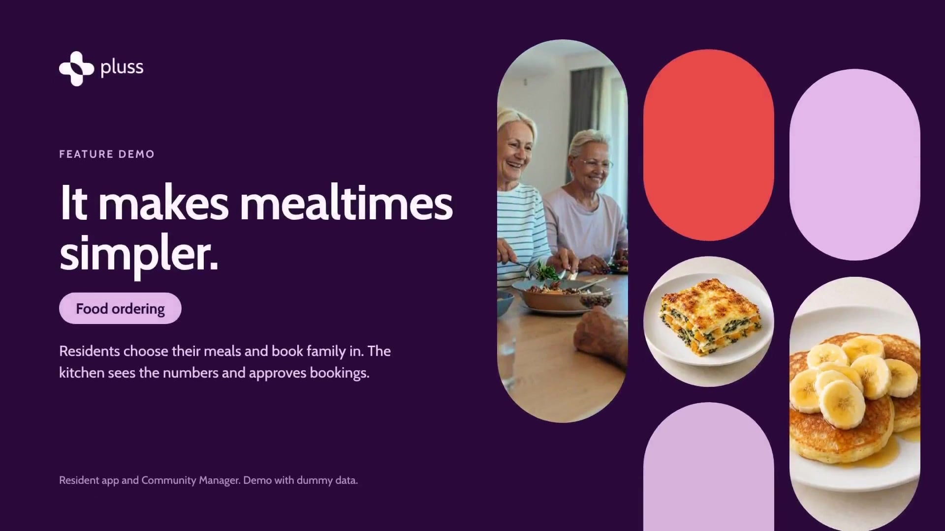 Food ordering in Pluss, 2 minute tour